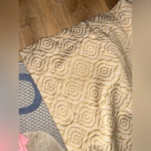 Frette- set of 3 gold euro sham pillow cases